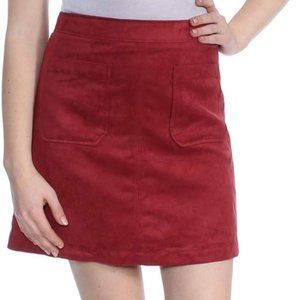 🌿Sanctuary Faux Suede Skirt Brooklyn Brick
